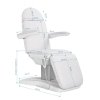 FOTEL KOSMETYCZNY ELEKTR. ECLIPSE 4 SILN. BIAŁY